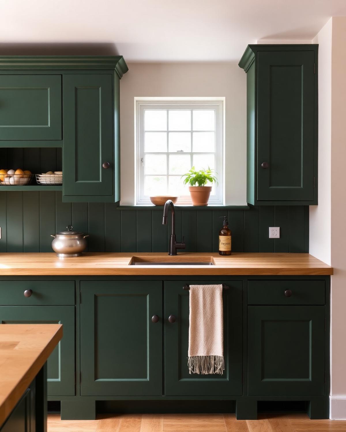 Bespoke shaker style kitchen built by GB Joinery
